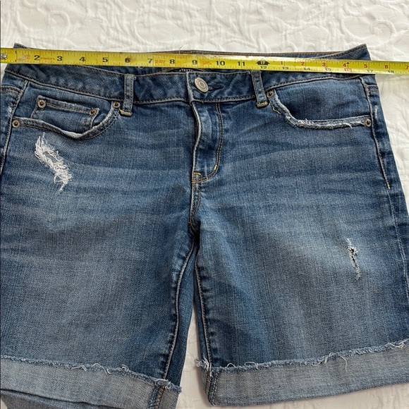 American Eagle Outfitters Women's Blue Denim Shorts - Picture 4 of 8